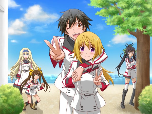 Infinite Stratos Ичика и Шарлотта
