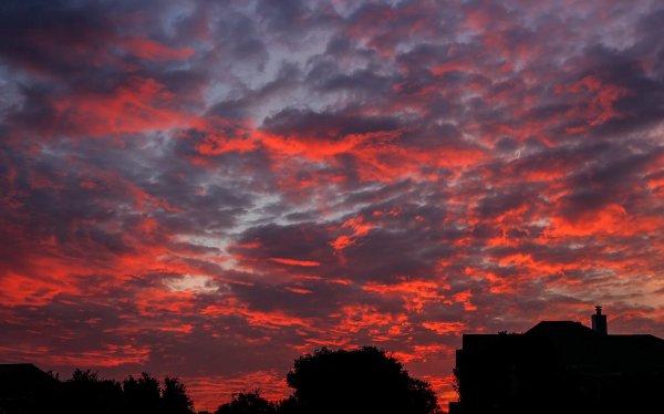 Красный закат