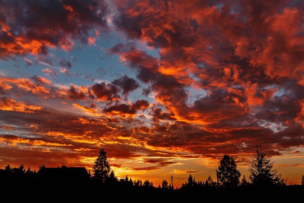 Красный закат