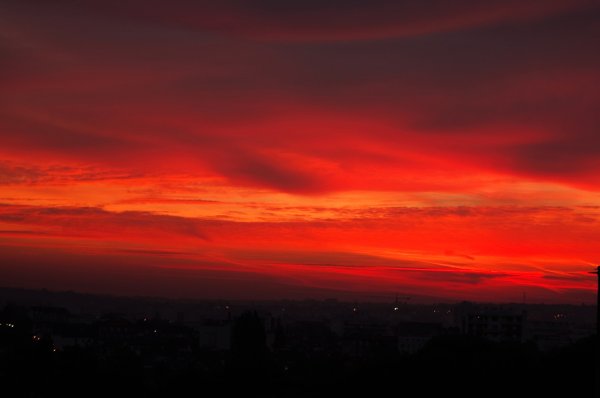 Красное небо