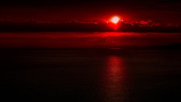 Красный закат