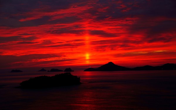 Красное небо