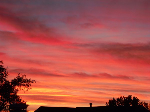 Багряный закат