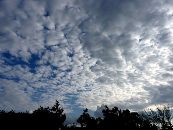 Тревожное вечернее небо