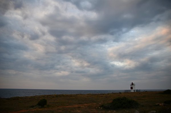 Маяк в степи Астрахани