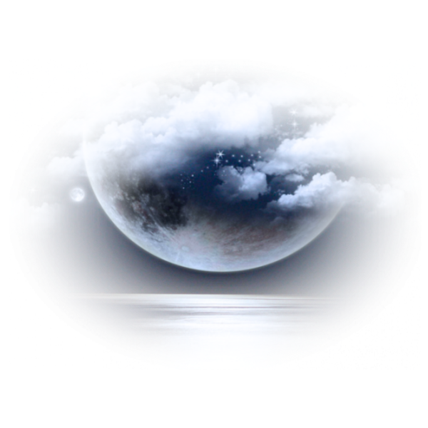 Ночные облака на прозрачном фоне