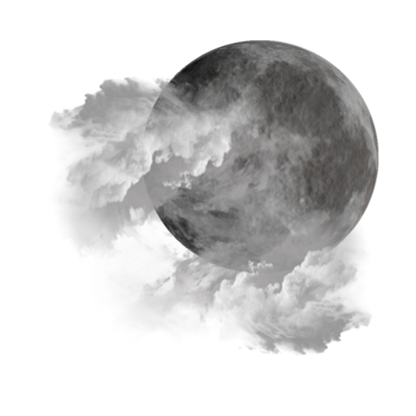 Луна в облаках
