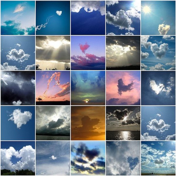 Облака коллаж