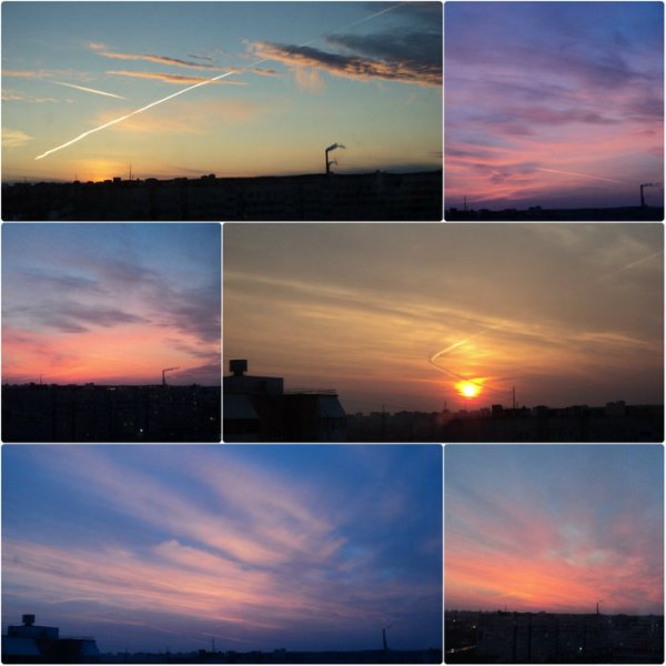 Красота неба коллаж