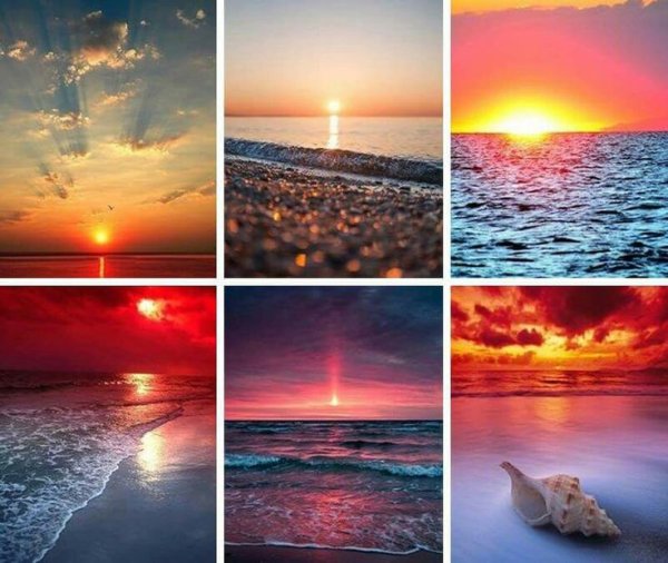 Солнце коллаж