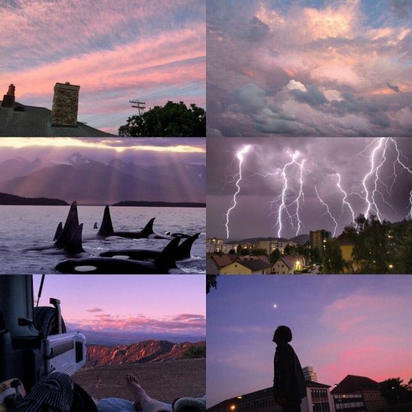 Атмосферные коллажи Эстетика