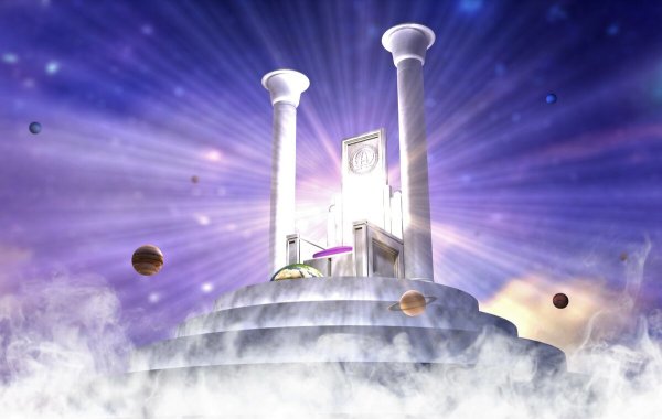 Трон Бога космос Скиния