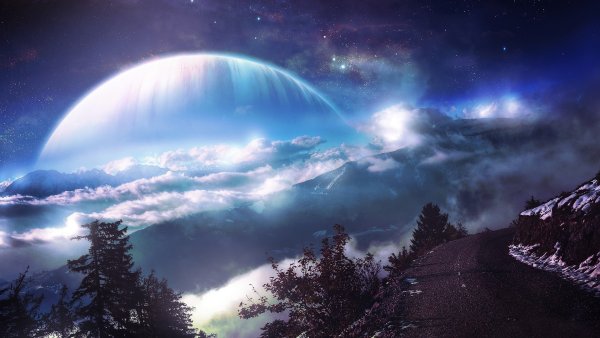 Красивое ночное небо