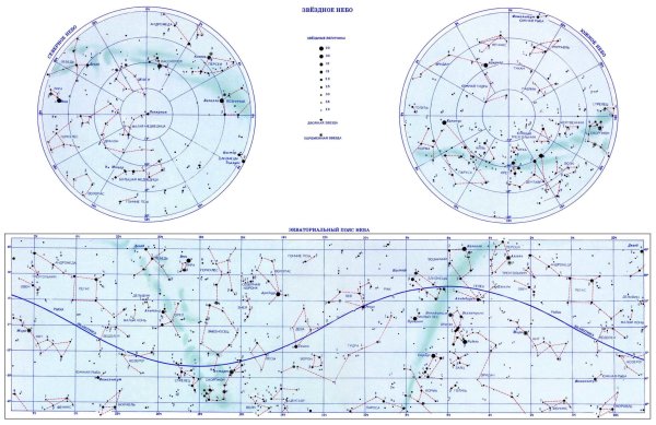Астрономия созвездия карта звездного неба