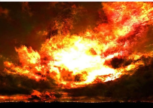Горящее небо