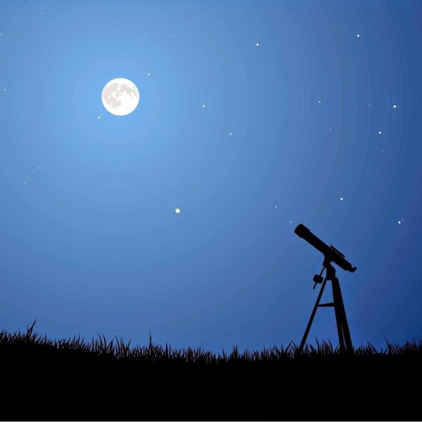 Луна в телескоп