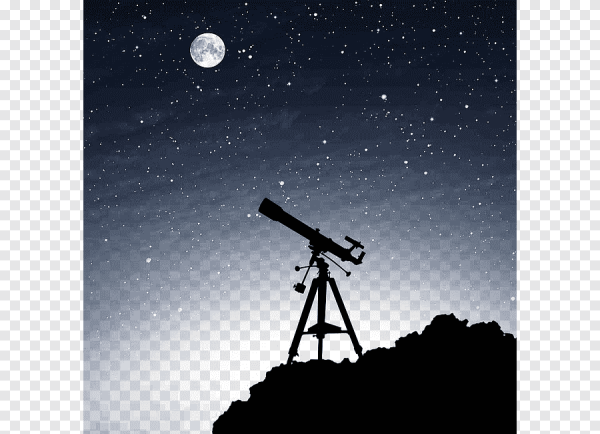 Телескоп и звездное небо