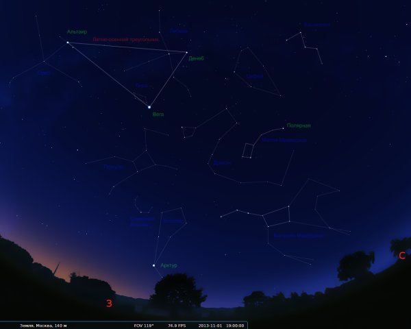 Звездная карта созвездия