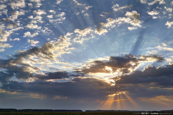 Красота неба днем