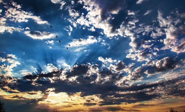 Необычайно красивое небо