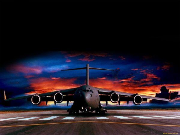 Фотообои самолет