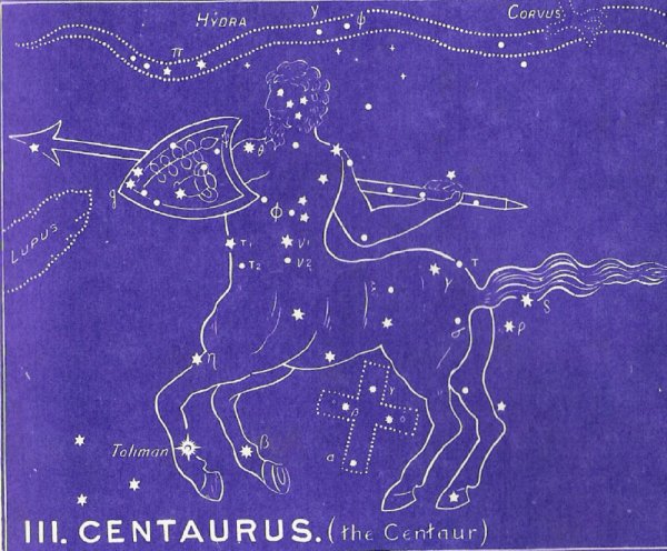 Стрелец Созвездие схема