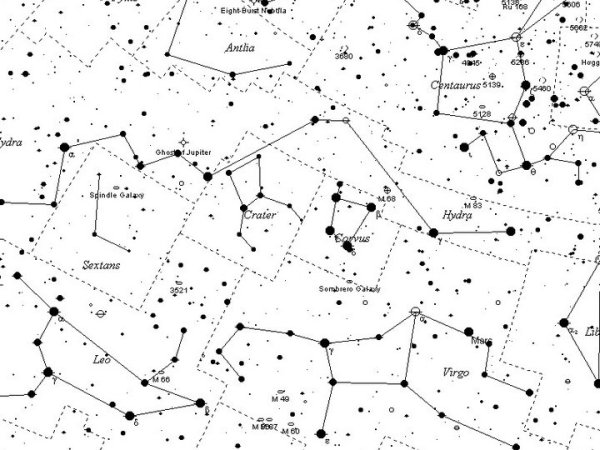 Звезда рукбат в созвездии стрельца