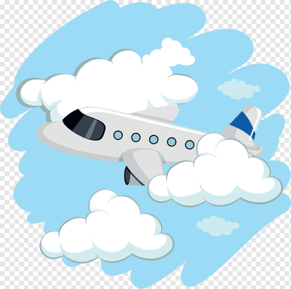 Самолет мультяшный