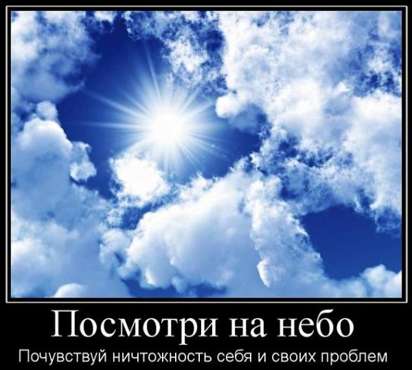 Смотря в небо