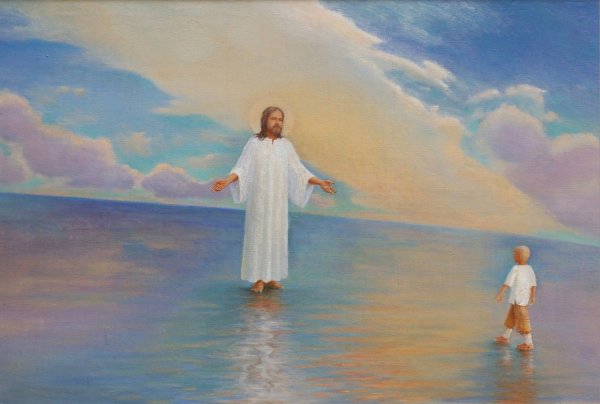 Бог в облаках