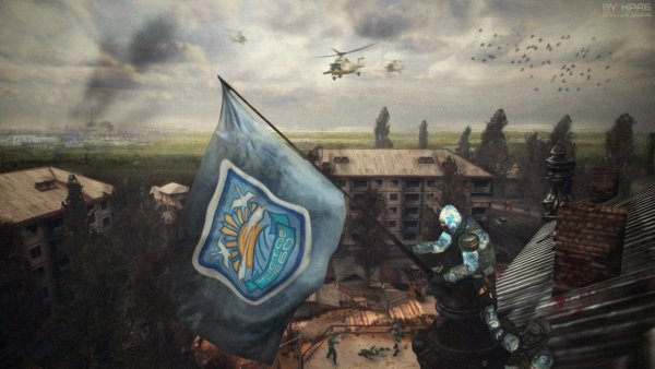 Сталкер группировка чистое небо арт