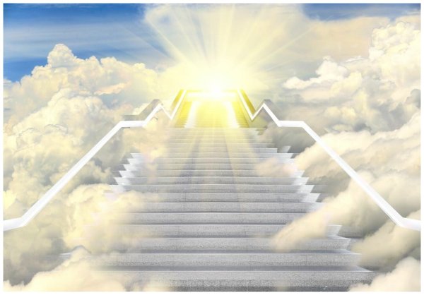 Фотообои лестница в небо