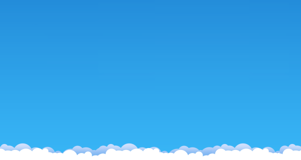 Голубое небо с облаками вектор