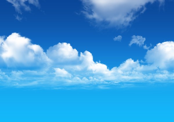 Голубое небо