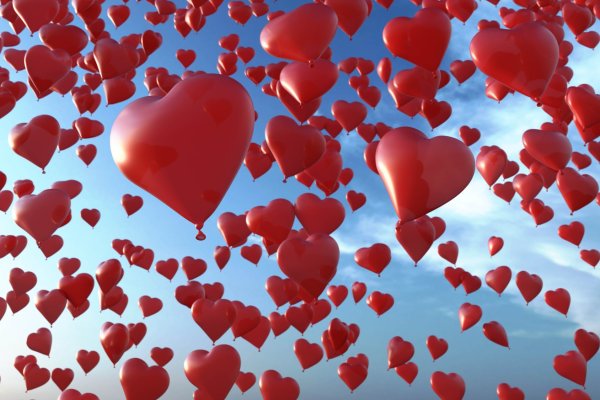 Сердце из звезд на небе