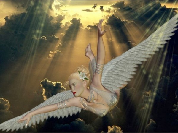 Ангел в небесах