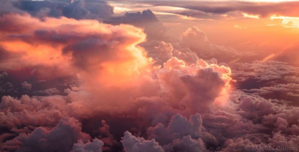 Облака закат