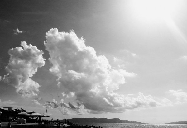 Облака сверху