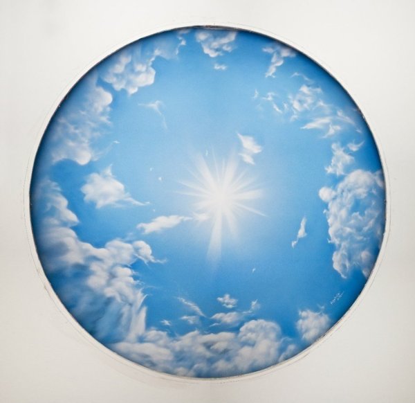 Солнце в облаках