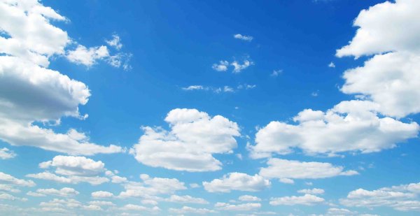 Голубое небо