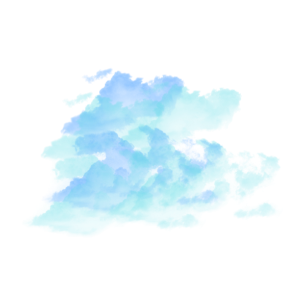 Облака акварелью