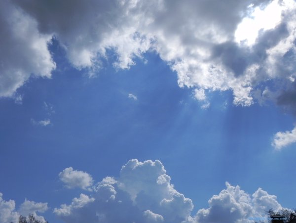 Синее небо России