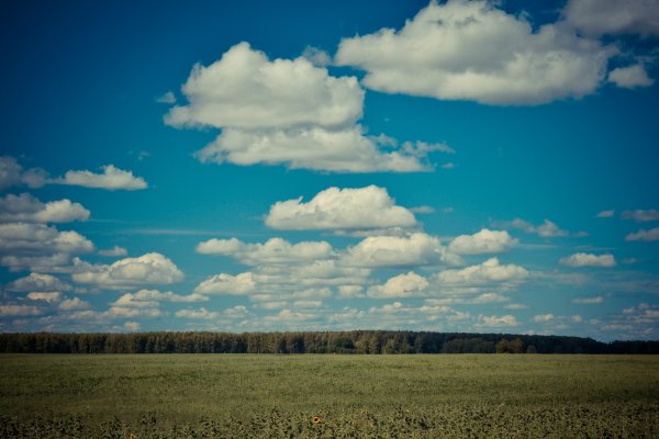 Пейзаж с облаками
