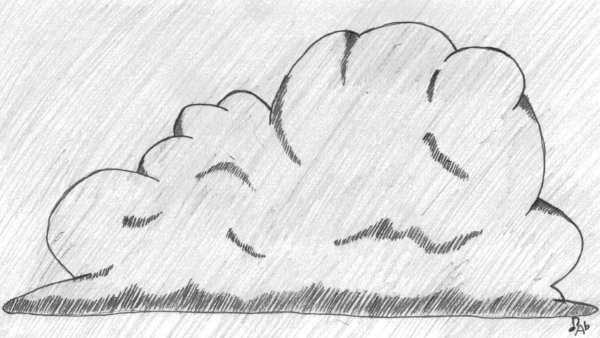 Рисунки для срисовки облако