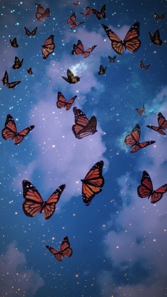 Бабочки в небе