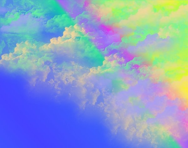 Разноцветные облака