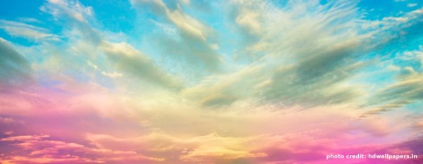 Красивое розовое небо