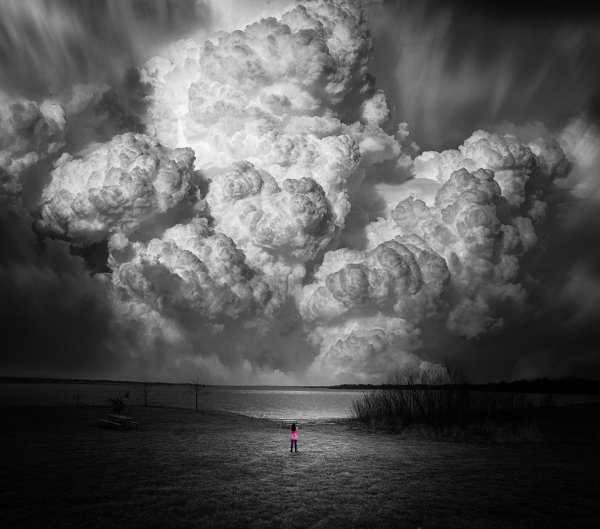 Серые облака