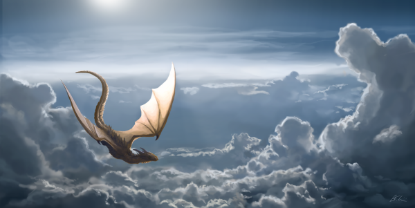 Дракон в небе