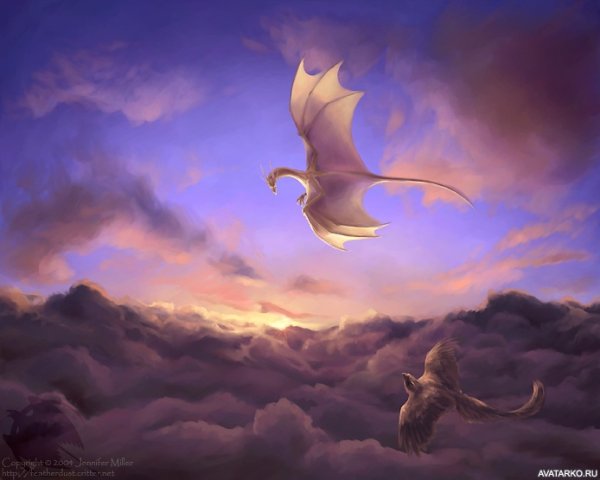 Дракон в небе